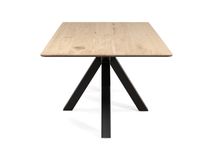 Eetkamertafel incl. spinpoot LIVADA - Natural Lacq HEH 42077