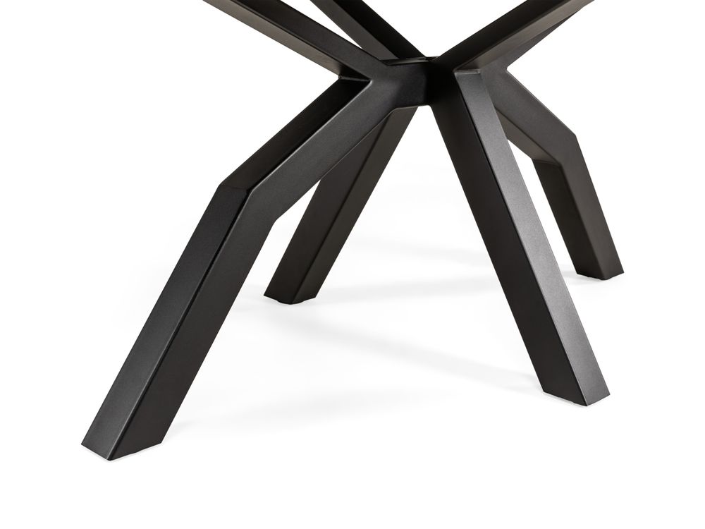 Eetkamertafel incl. spinpoot LIVADA - Natural Lacq HEH 42077