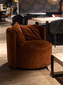 Love seat CIRCLE - Terracotta ESS-47-000002-B-V44T