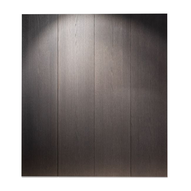 Draaideurkast ALPHA - Donkergrijs eikenfineer