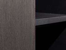 Draaideurkast ALPHA - Donkergrijs eikenfineer NVM 9908149