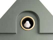 Muurklok MODERN CUCKOO - Zwart PST KA5768GR