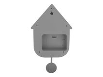 Muurklok MODERN CUCKOO - Mouse Grey PST KA5768GY