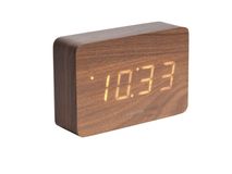 Wekker ALARM CLOCK SQUARE - Zwart PST KA5653DW