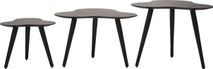 Set 3 bijzettafels CAS - Antraciet CCM 48063ANT