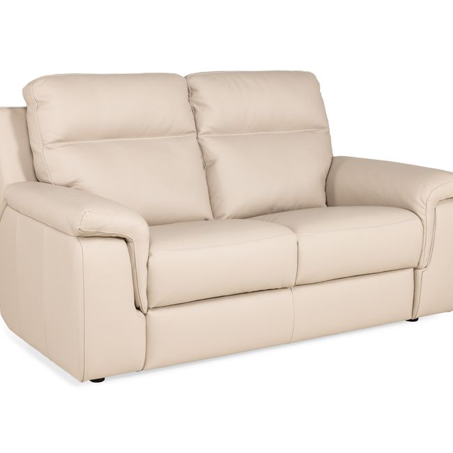 2-zit ALAN - Beige leder