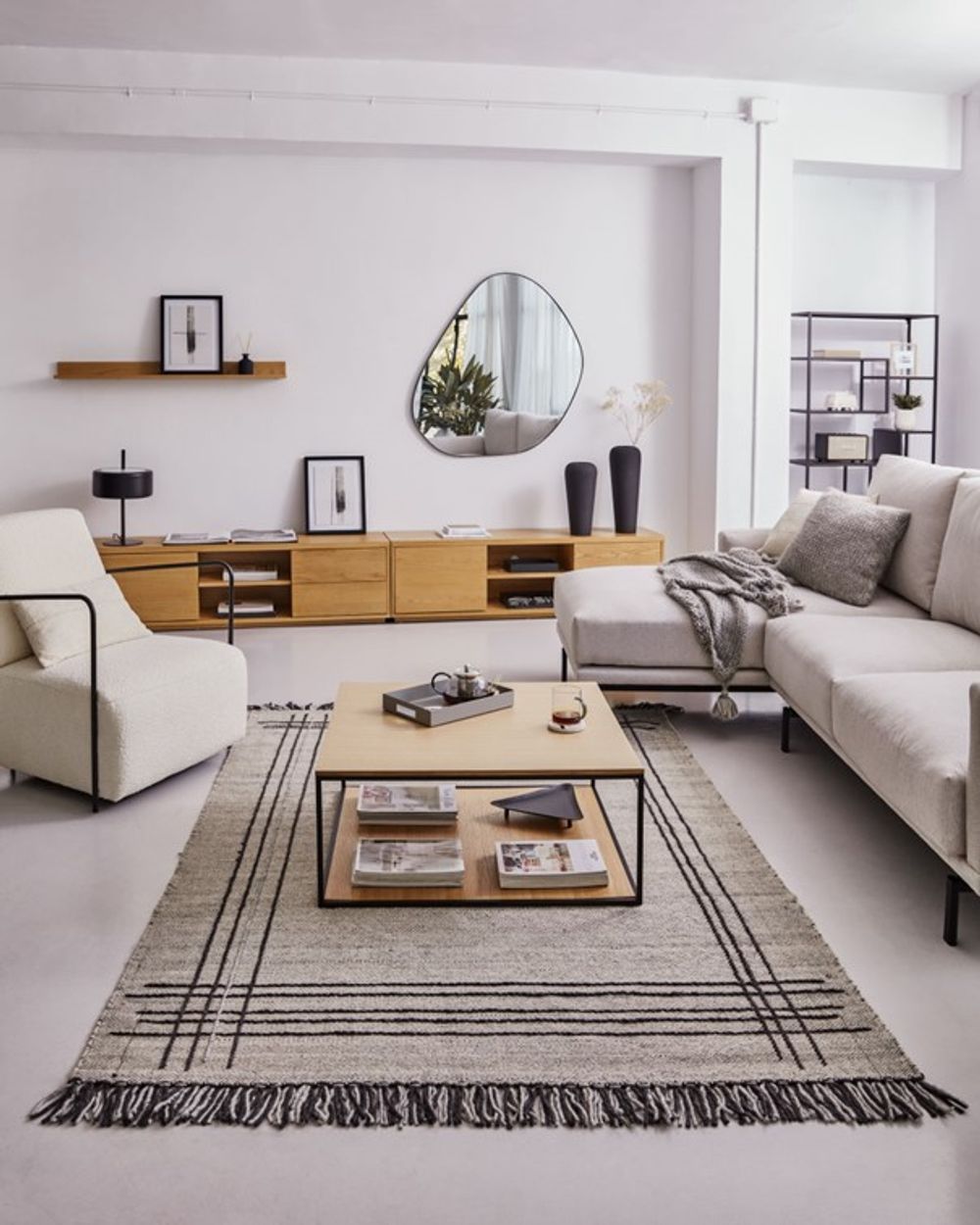 Spiegel ANERA - Zwart KAV YG0162R01