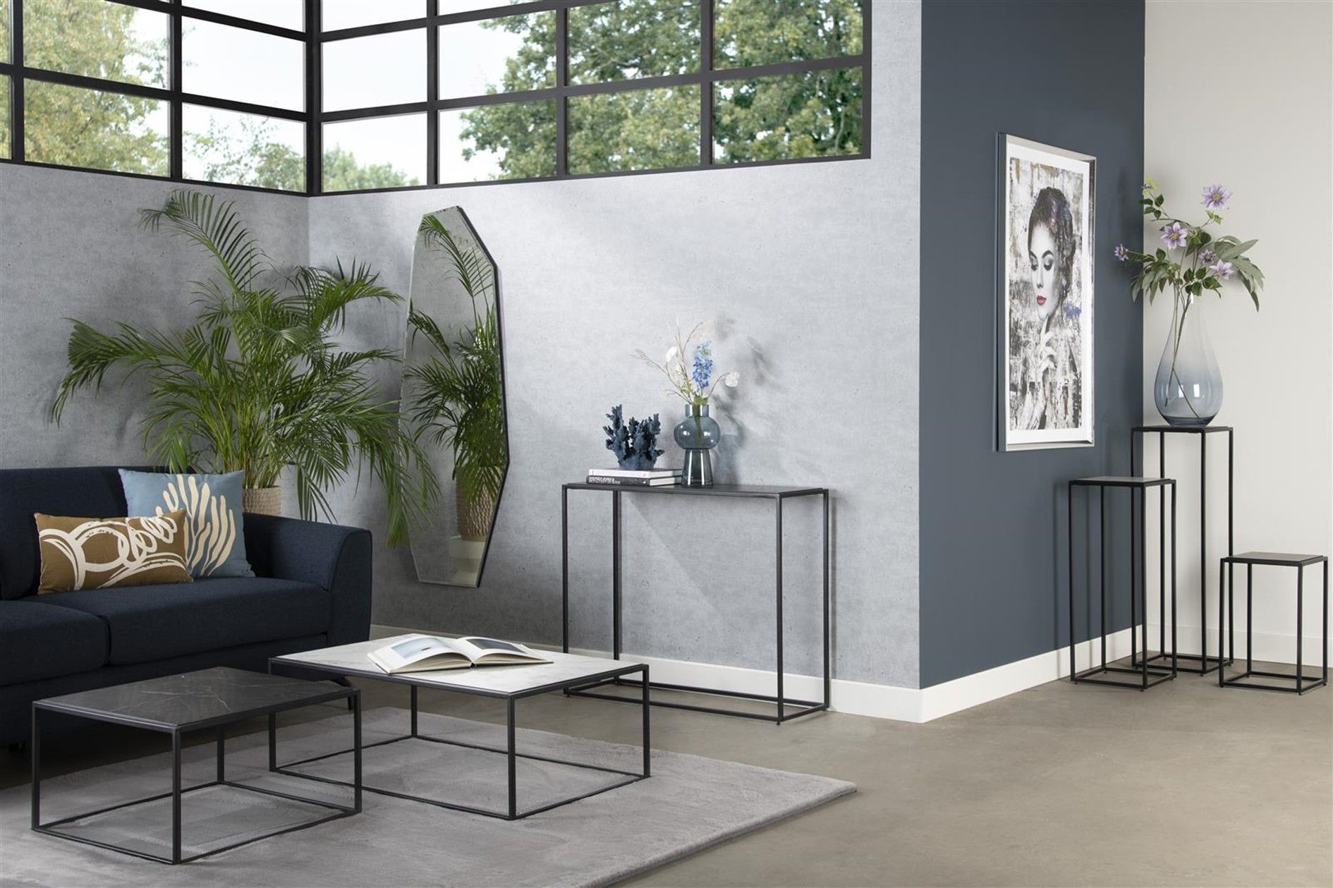 Bijzettafel STAND UP large - Zwart