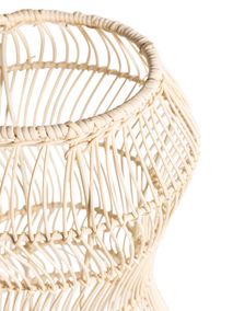 Vloerlamp SURYA groot - Rotan/hout PMX 39821-WHI-10
