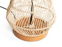 Vloerlamp SURYA groot - Rotan/hout PMX 39821-WHI-10