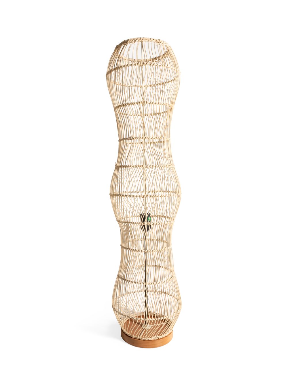 Vloerlamp SURYA groot - Rotan/hout PMX 39821-WHI-15