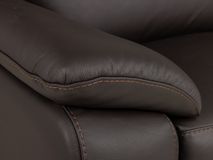 3-zit met 2 elektr. relaxen NEW YORK - Bruin leder NIC-3-000006-T91