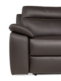 3-zit met 2 elektr. relaxen NEW YORK - Bruin leder NIC-3-000006-T91