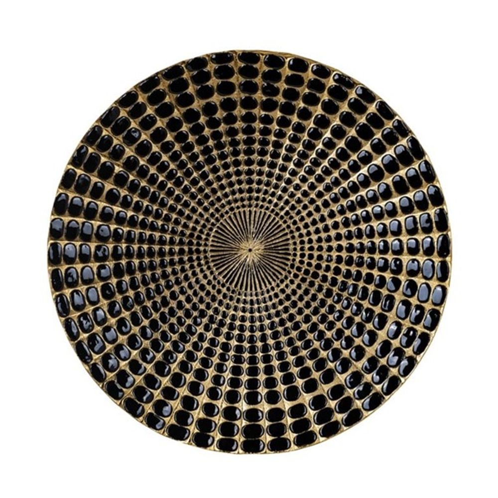 Set van 2 salontafels ESMAY - Zwart/Wit RMD 825181