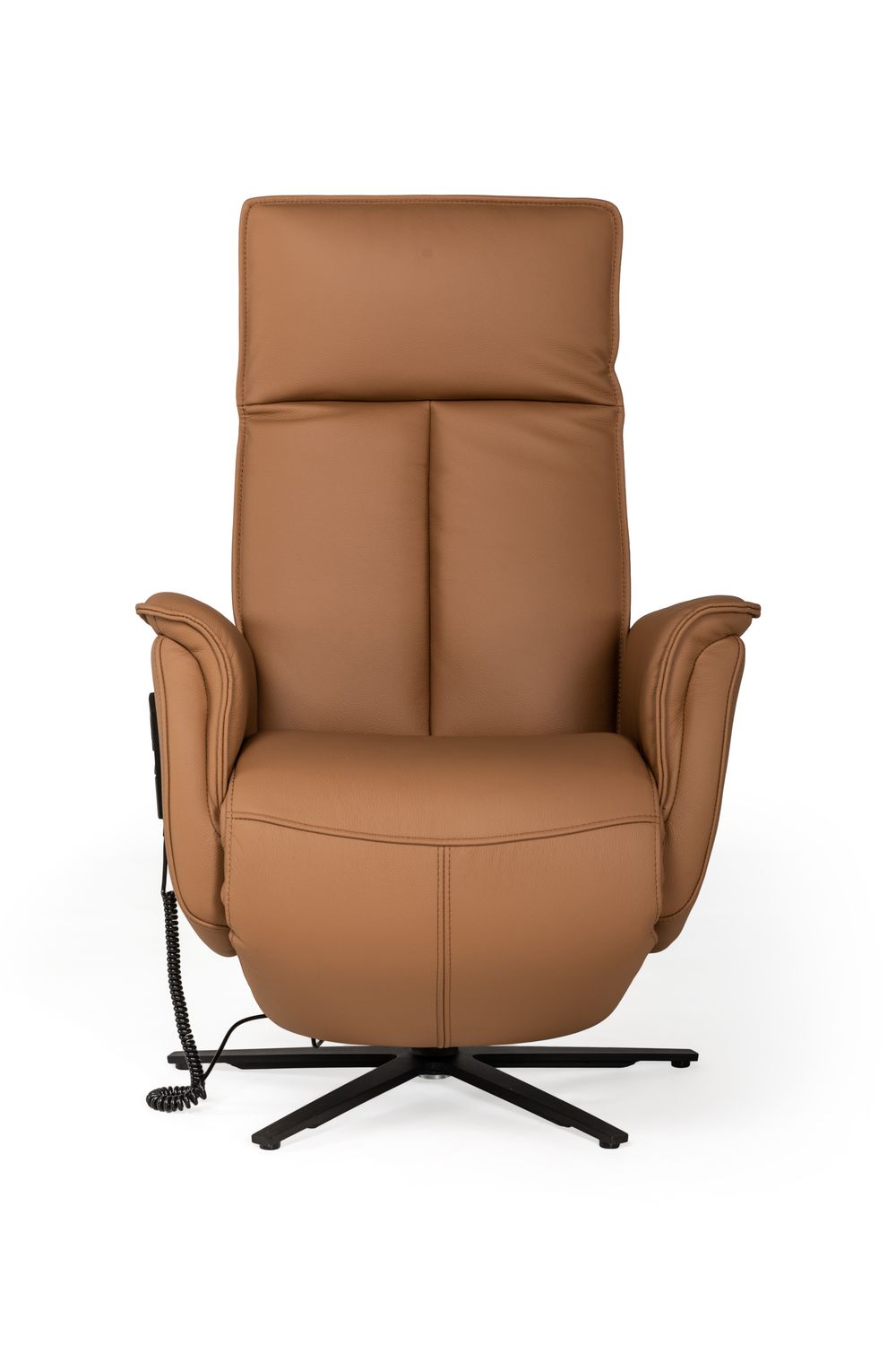 Elektrische relaxfauteuil PANDORA - Cognac leder C-MED-14-002