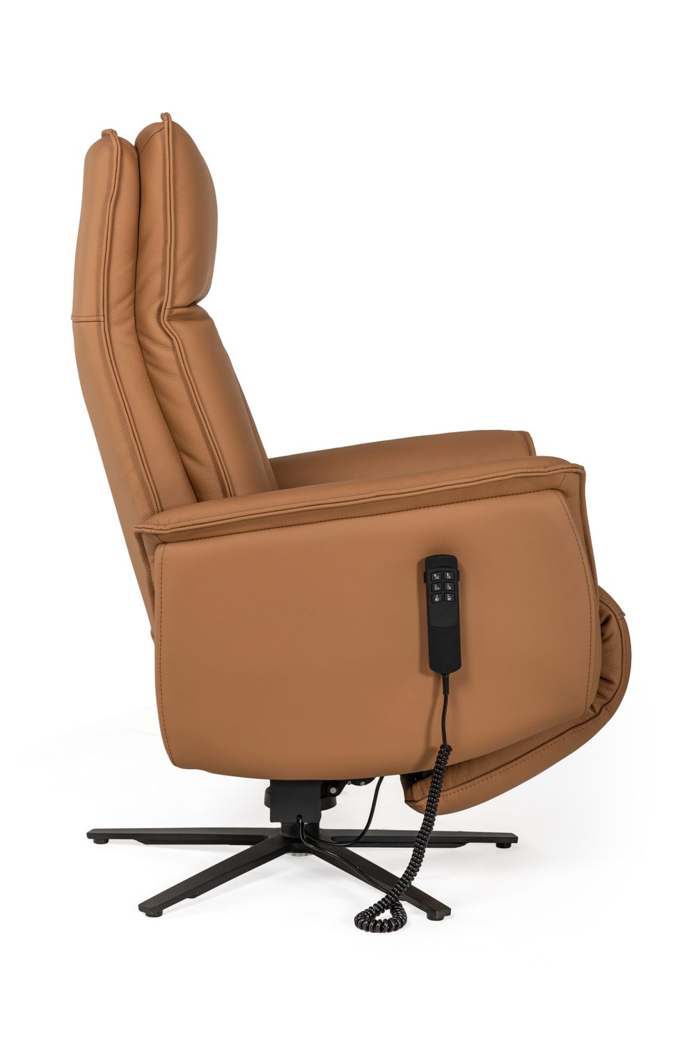 Elektrische relaxfauteuil PANDORA - Cognac leder C-MED-14-002