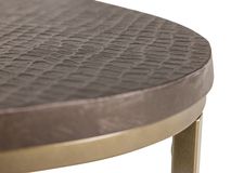 Set van 2 bijzettafels BODILE - Bruin CCM 48473KOP