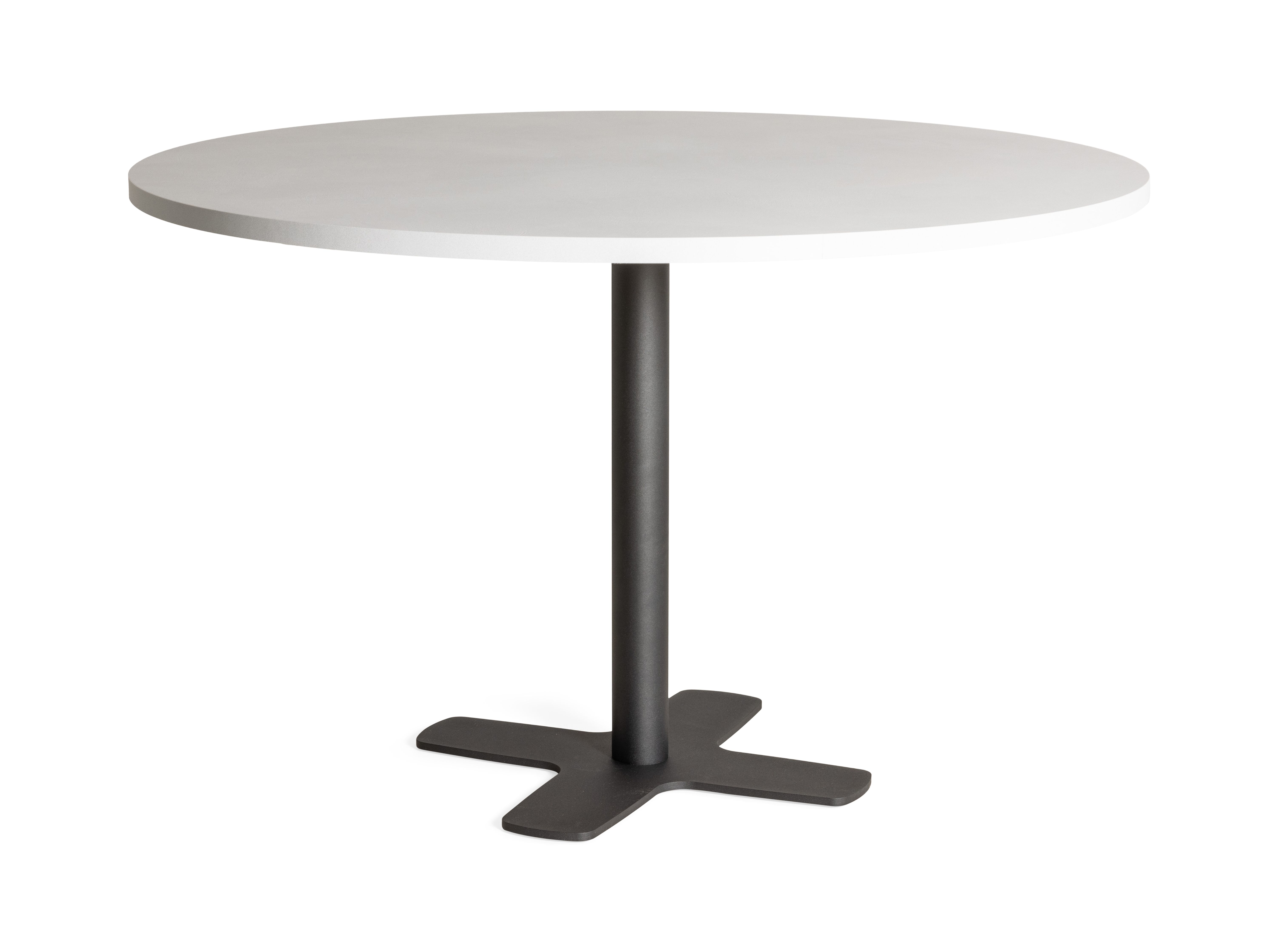 Eetkamertafel SPINNER - Antraciet/chalk white
