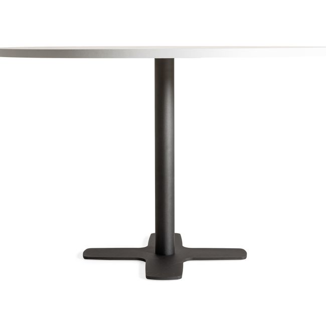 Ronde tafel SPINNER - Antraciet/chalk white