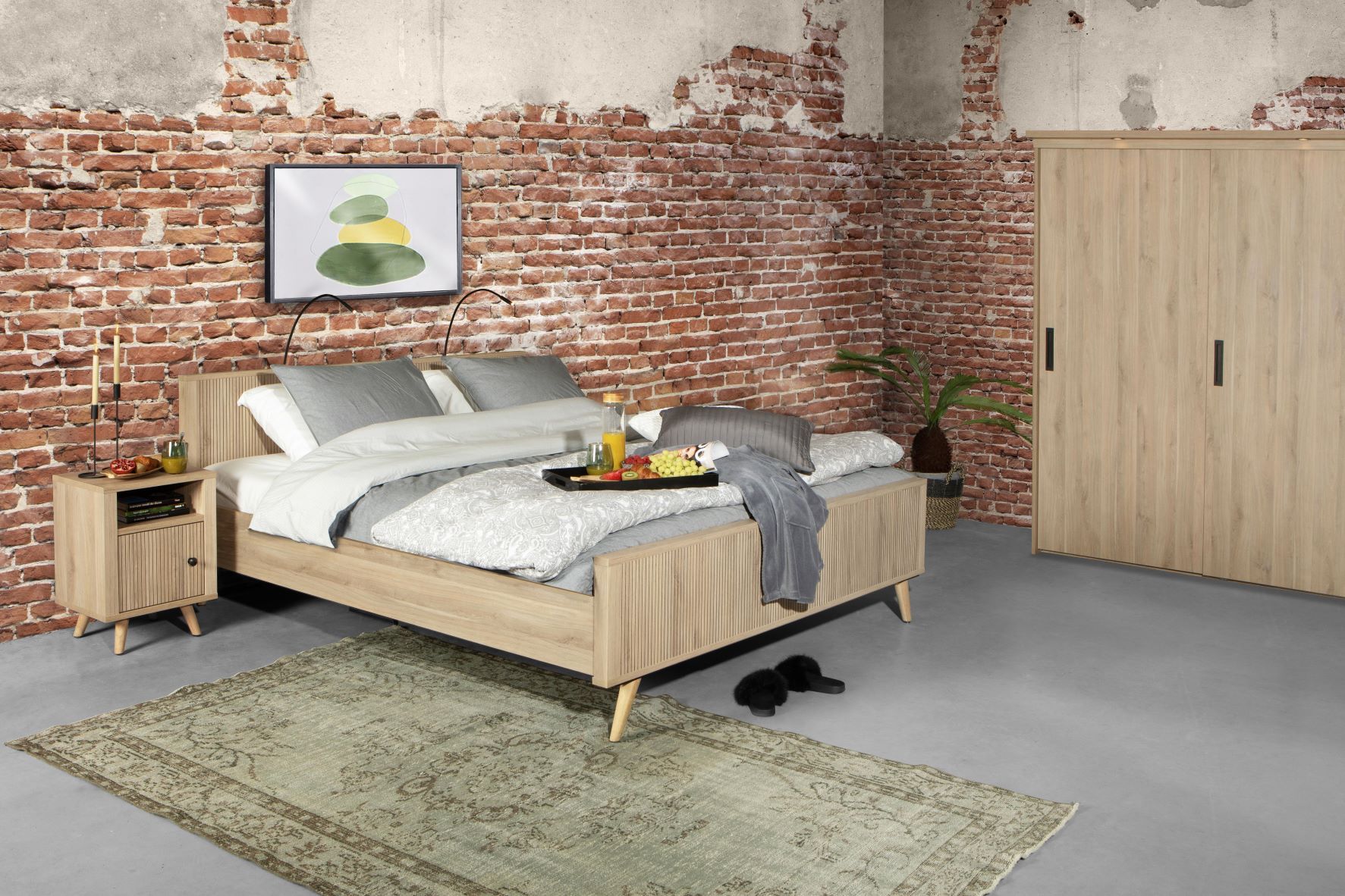 Bedkader OSKAR - Fresh Oak