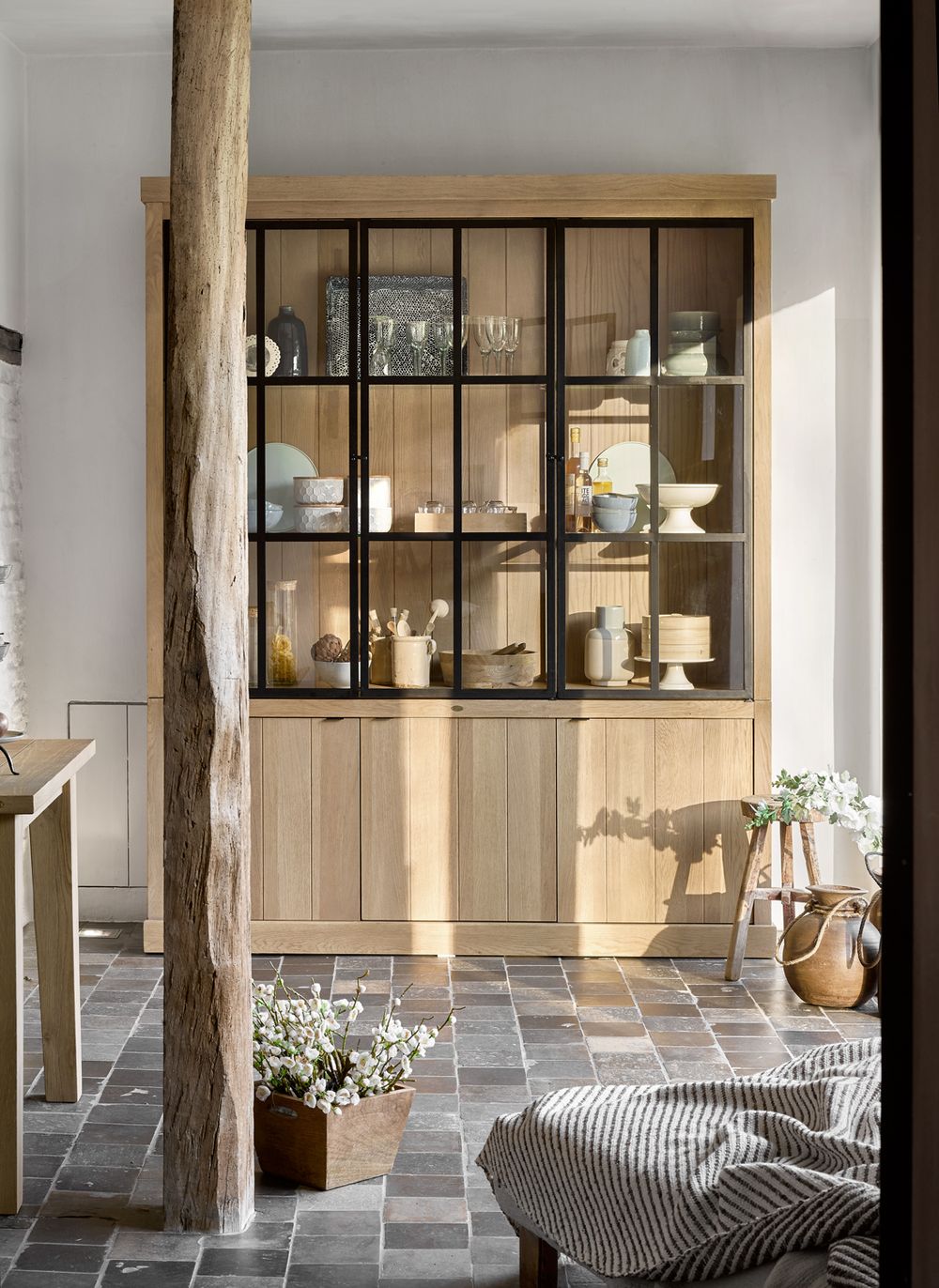 Vitrine BRIGHTON excl. led - Sand FDF-7-000087