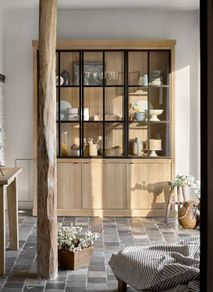 Vitrine BRIGHTON excl. led - Sand FDF-7-000087