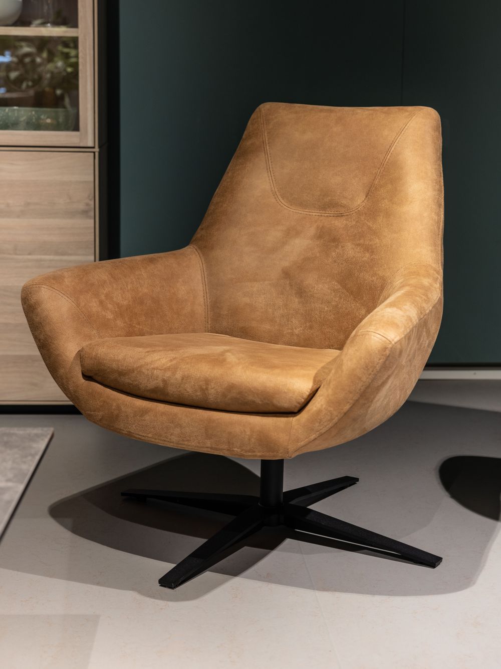 Draaifauteuil SHOUT LOW - Bull caramel IMS-189-000019-C16