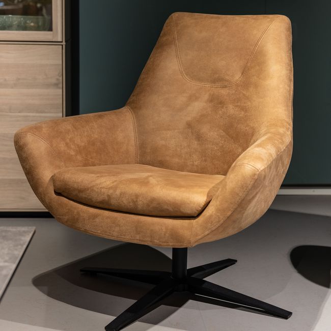 Draaifauteuil SHOUT LOW - Bull caramel