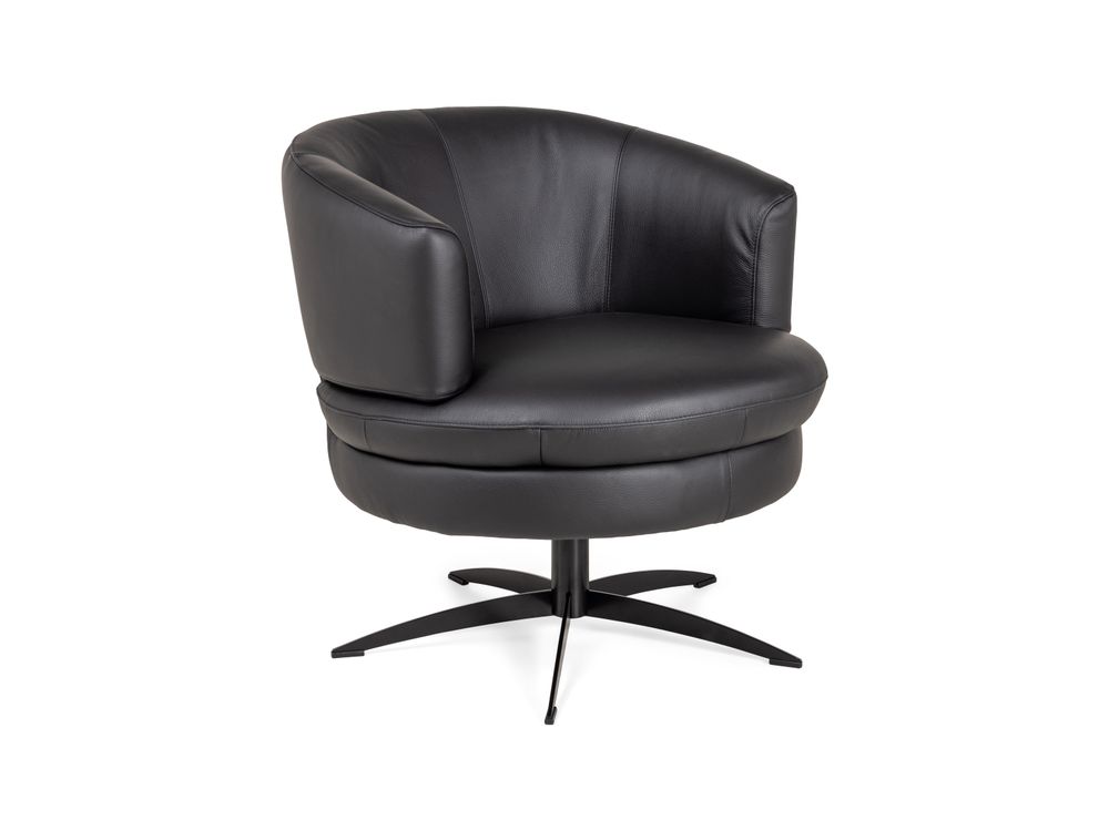 Draaifauteuil BLENDA - Zwart MXD BL AST-ML14