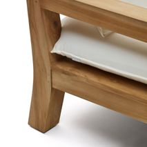 3-zitsbank FORCANERA - Massief teakhout KAV J1400015JJ05