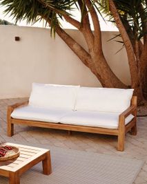 3-zitsbank FORCANERA - Massief teakhout KAV J1400015JJ05