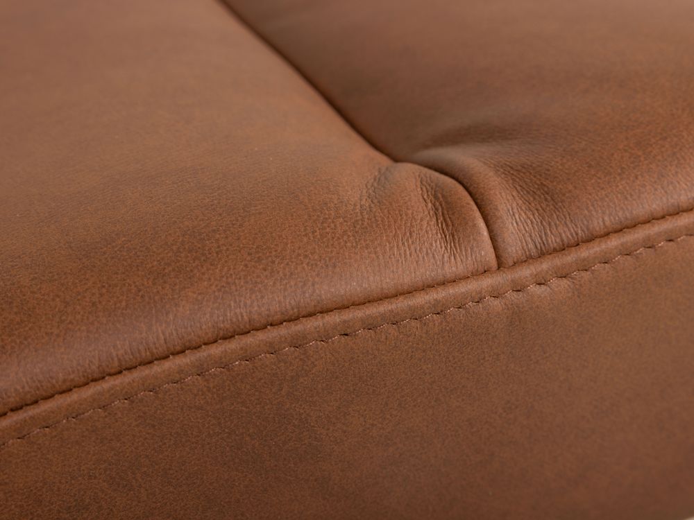Voetbank STYLE - Cognac leder CFM ST VB-CR