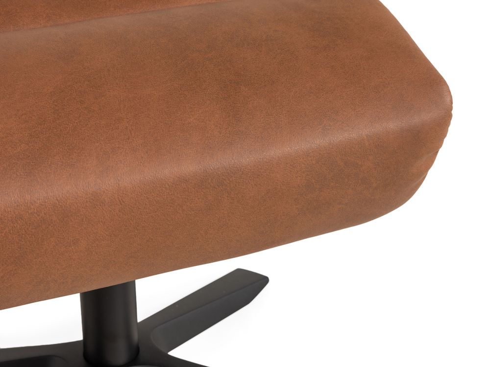 Voetbank STYLE - Cognac leder CFM ST VB-CR
