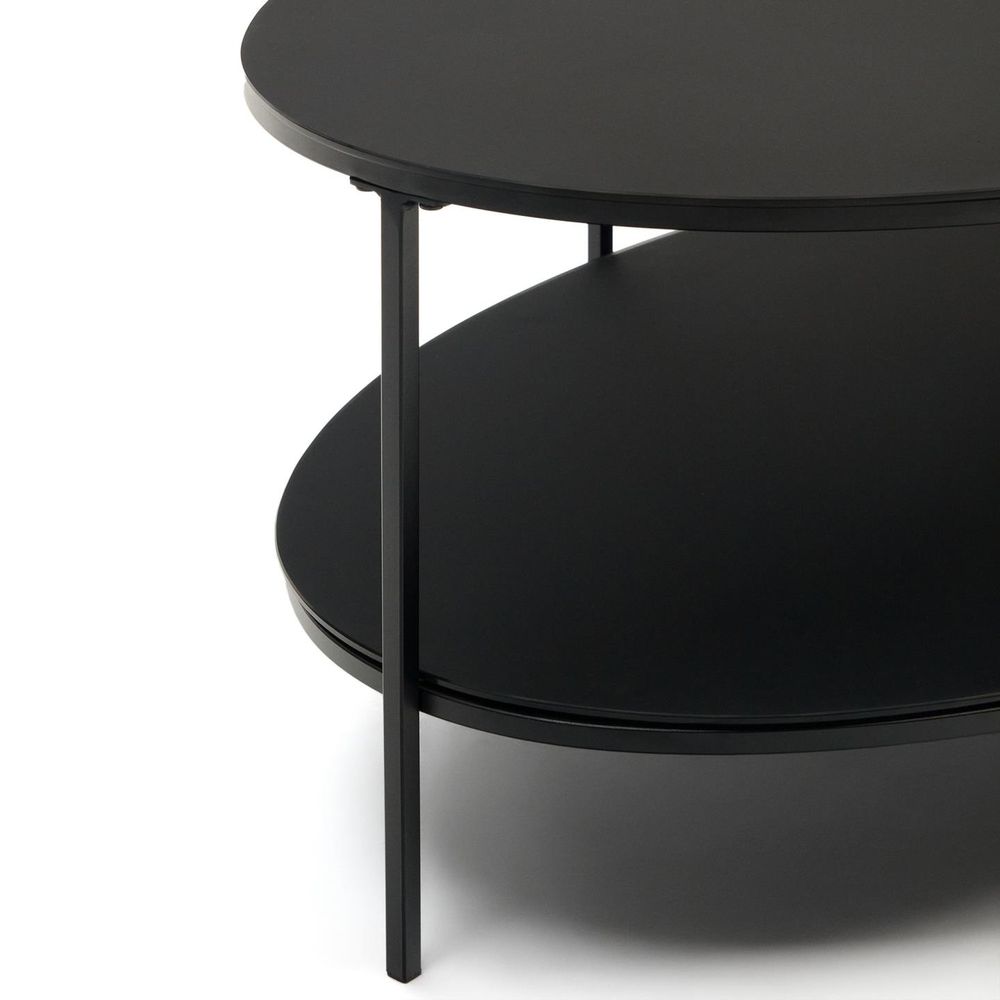 vidaXL Salontafel 60x60x35 cm gehard glas zwart vidaXL Salontafel 60x60x35 cm gehard glas zwart