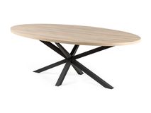 Uitschuifbare eetkamertafel VAIANA - Fresh Oak MXF VA TU2212-FO