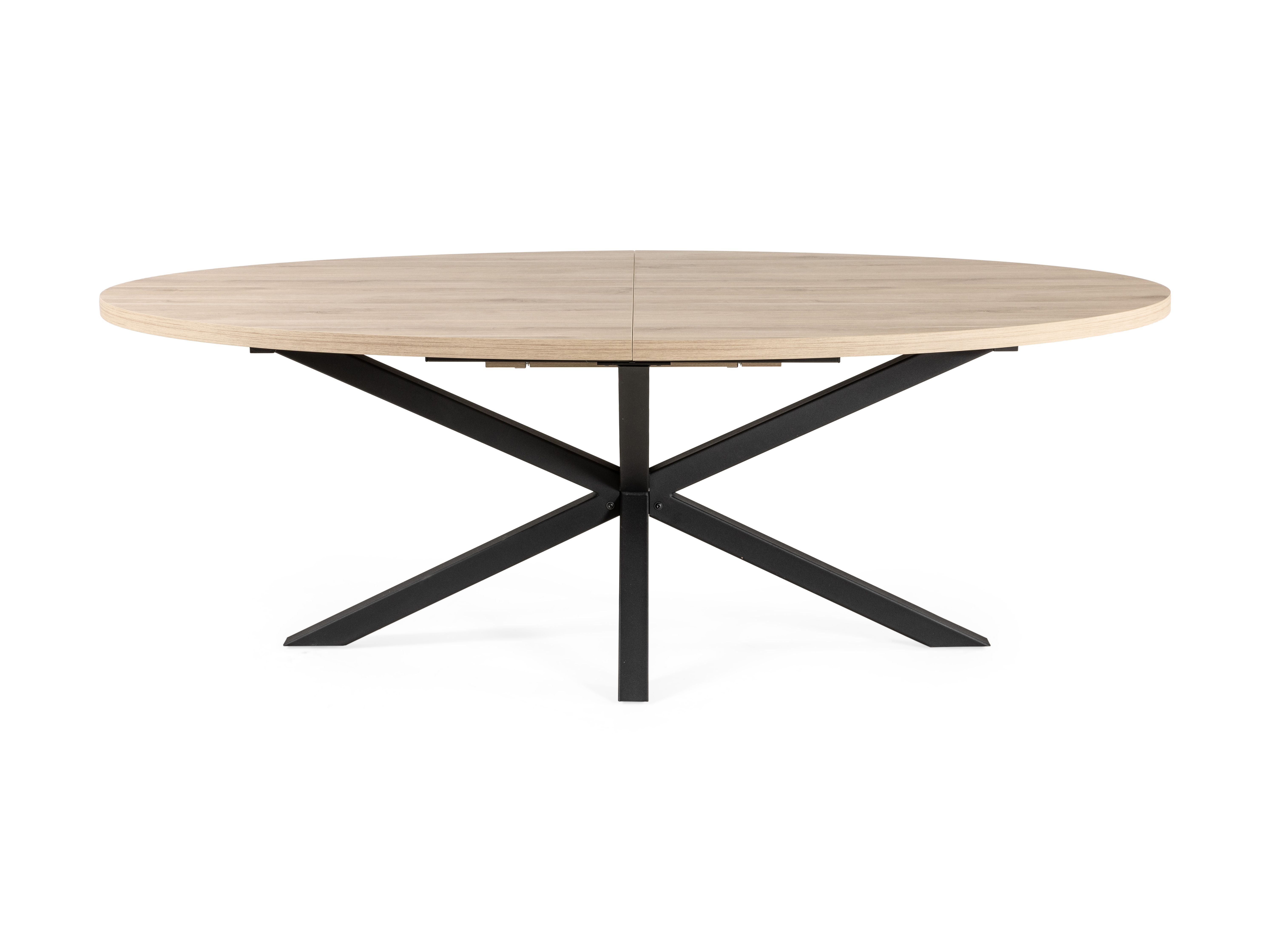 Uitschuifbare eetkamertafel VAIANA - Fresh Oak