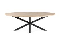 Uitschuifbare eetkamertafel VAIANA - Fresh Oak MXF VA TU2212-FO