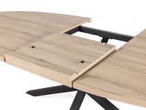 Uitschuifbare eetkamertafel VAIANA - Fresh Oak MXF VA TU2212-FO