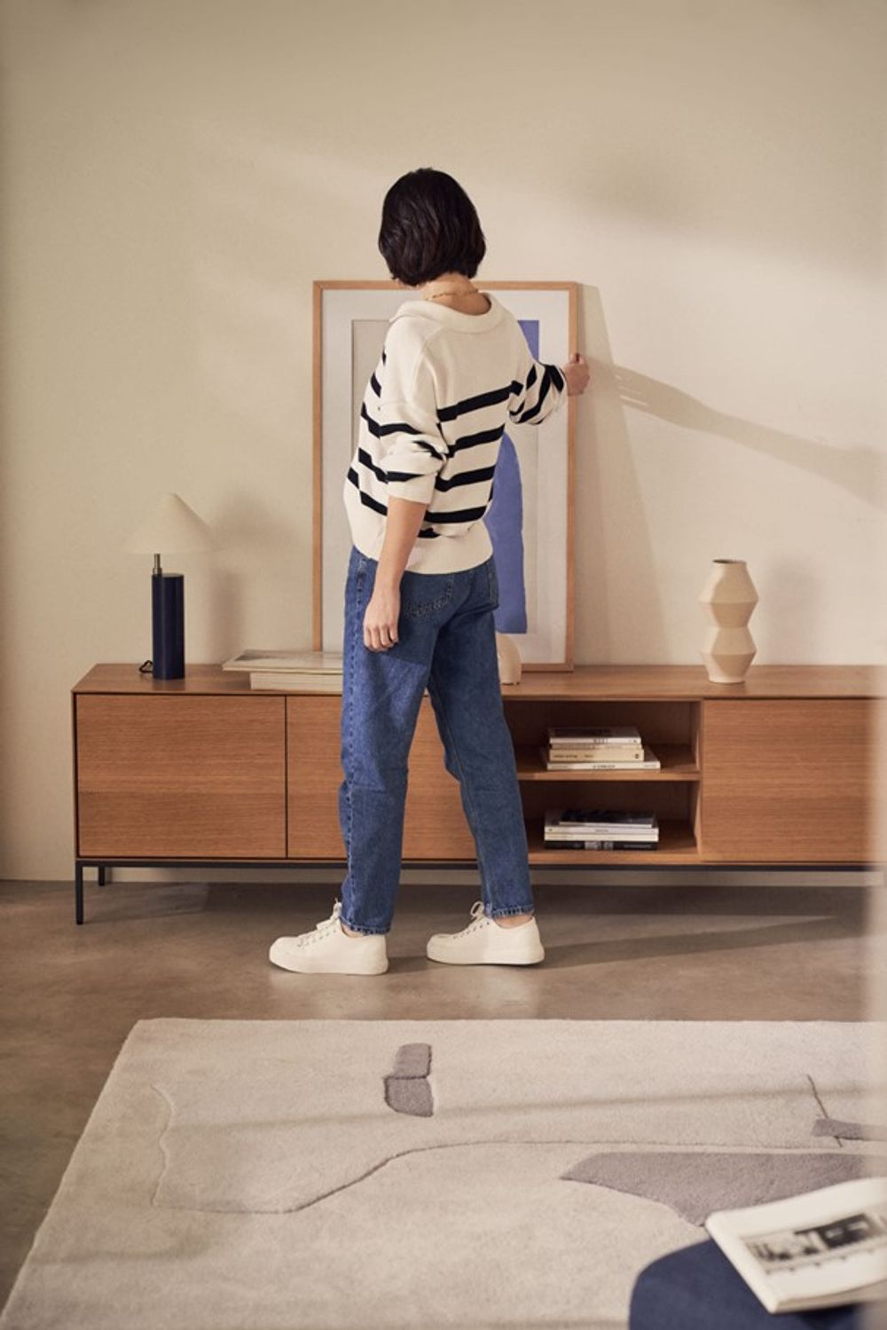 Tv-meubel VEDRANA - Eikenfineer KAV M1000012MM40