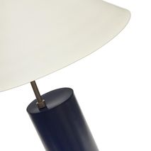 Metalen tafellamp SHIVA - Blauw/Wit KAV L0300018RR25