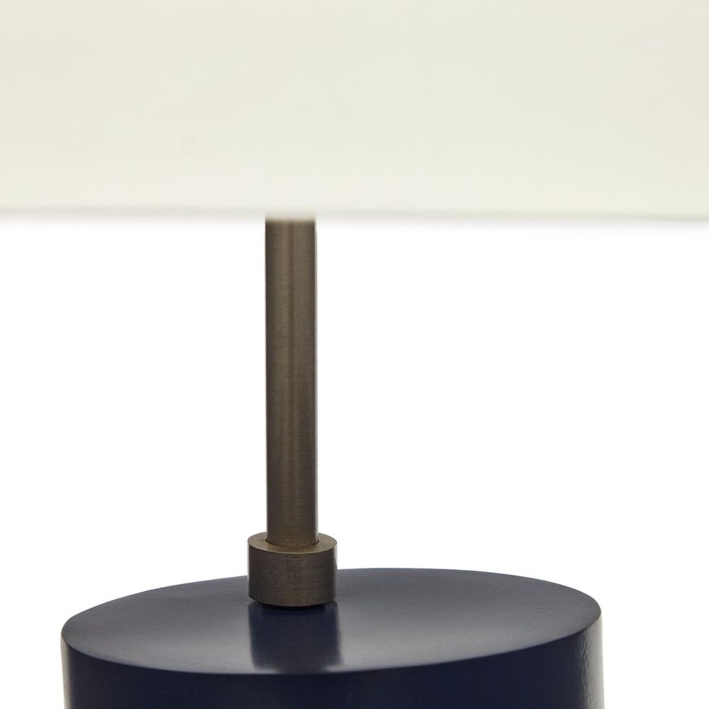 Metalen tafellamp SHIVA - Blauw/Wit KAV L0300018RR25