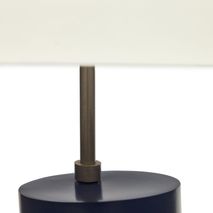 Metalen tafellamp SHIVA - Blauw/Wit KAV L0300018RR25