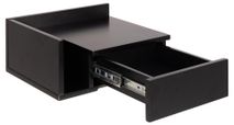 Nachttafel ASHLAN - MDF Black ACT-150-000002