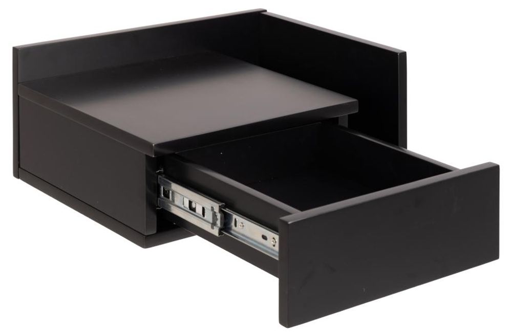 Nachttafel ASHLAN - MDF Black ACT-150-000002