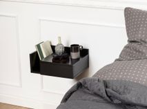 Nachttafel ASHLAN - MDF Black ACT-150-000002