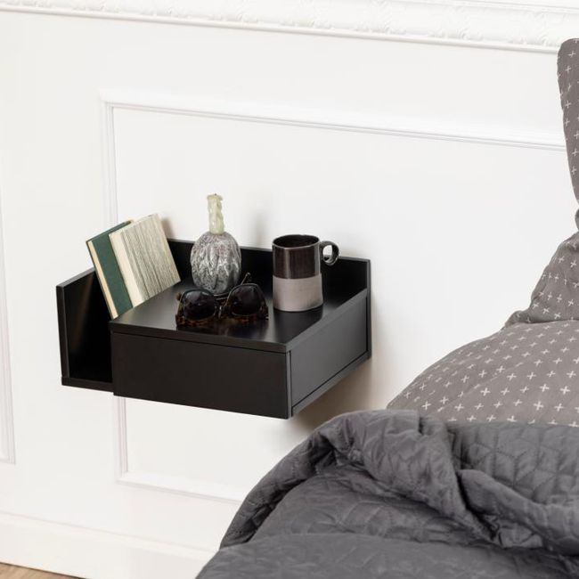 Nachttafel ASHLAN - Matt wild oak