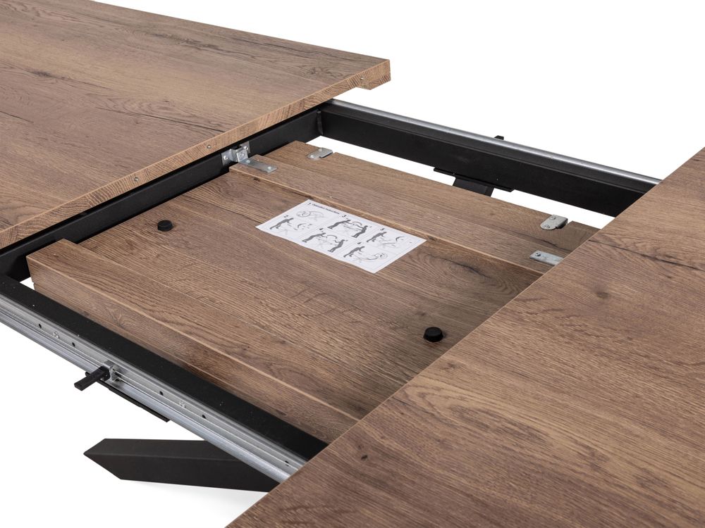 Uitschuifbare eetkamertafel MOANA - Barley MXF MOA VT22-B