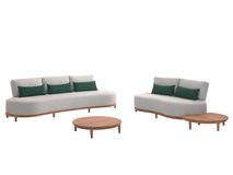 Loungeset SANTORINI - Teakhout/naturel C-GES SANTORINI