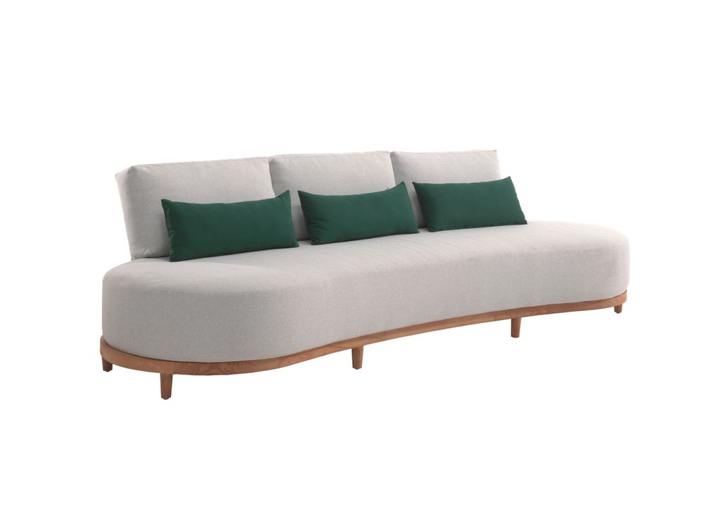 Loungeset SANTORINI - Teakhout/naturel C-GES SANTORINI