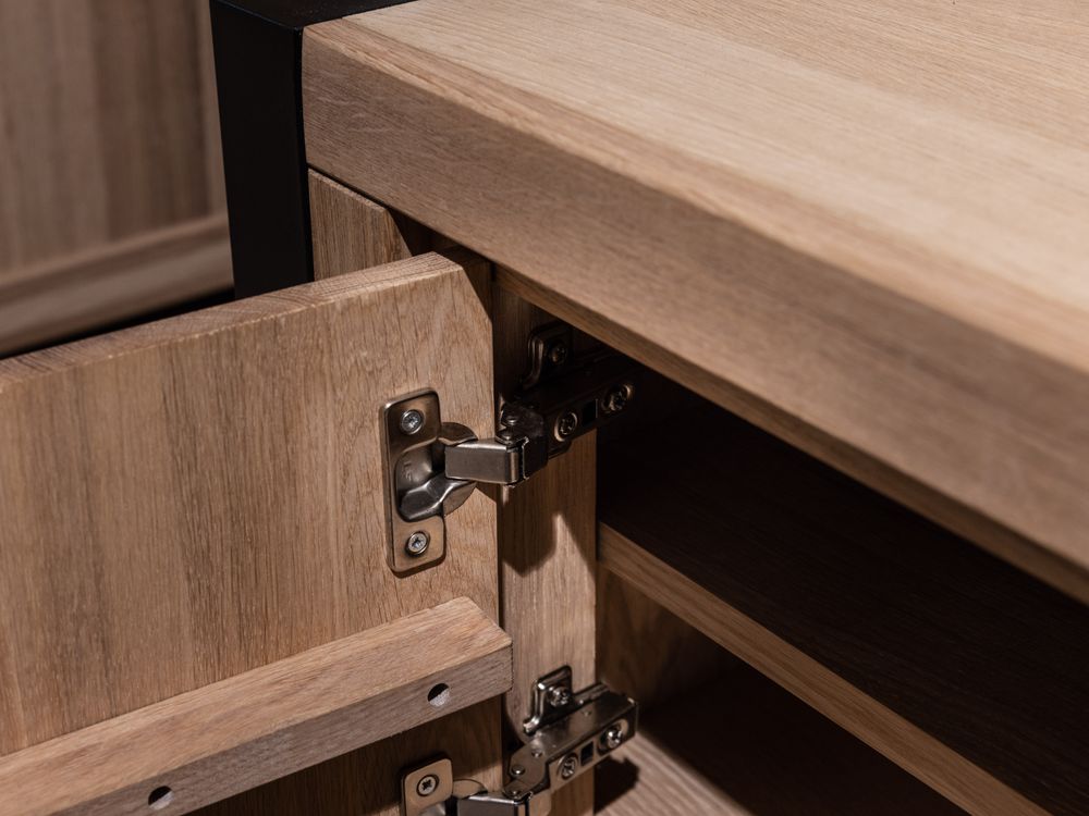 Tv-meubel DENEMARKEN - Eik Bianco HAV-1-000006